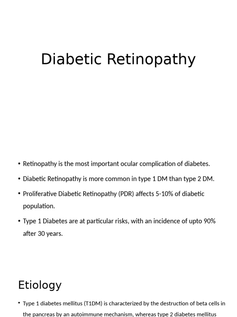 Diabetic Retinopathy | PDF | Diabetes | Retina