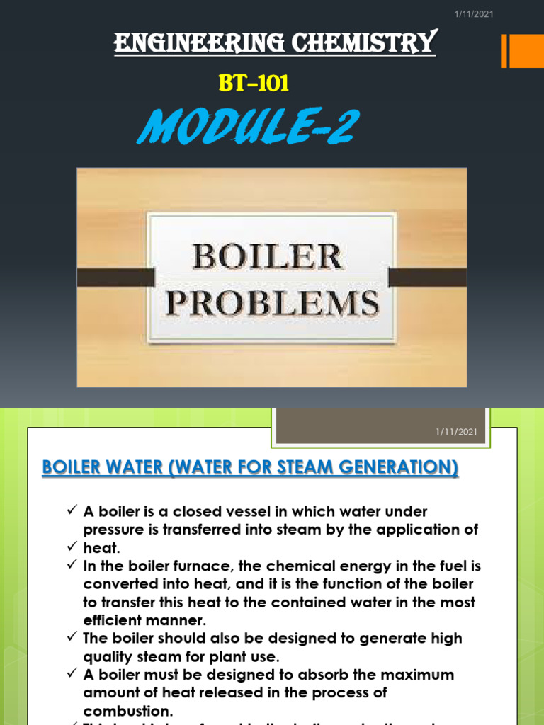 Boiler Water Chemistry and Issues | PDF | Boiler | Steam