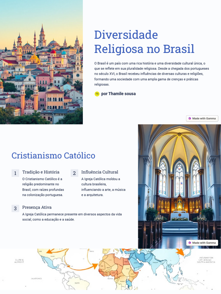 Diversidade Religiosa No Brasil | PDF | Protestantismo | Igreja católica