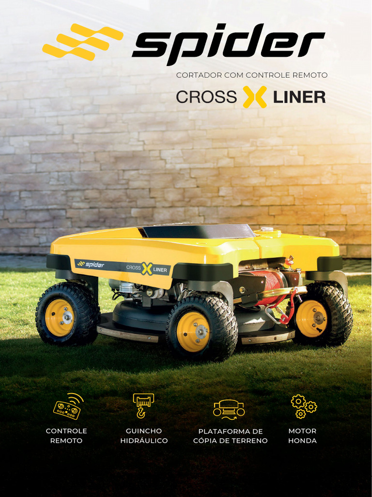 Cortador Remoto Spider Cross XLiner | PDF | Motores