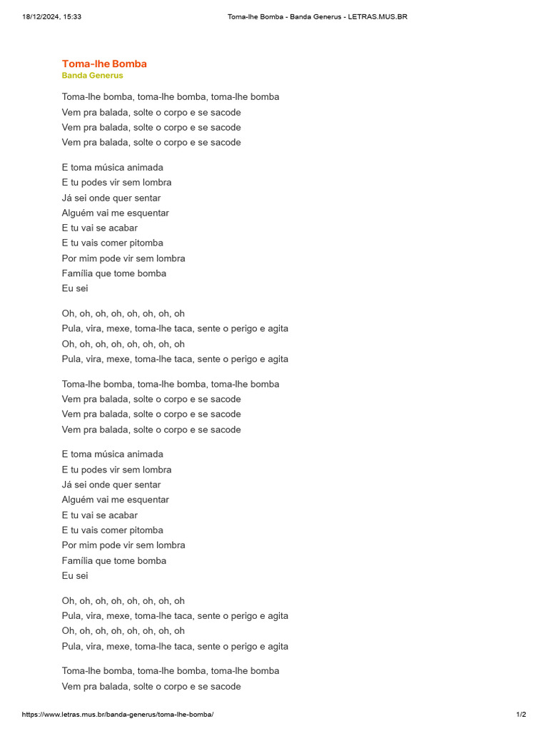 letra 1 | PDF | Música gravada | Álbuns