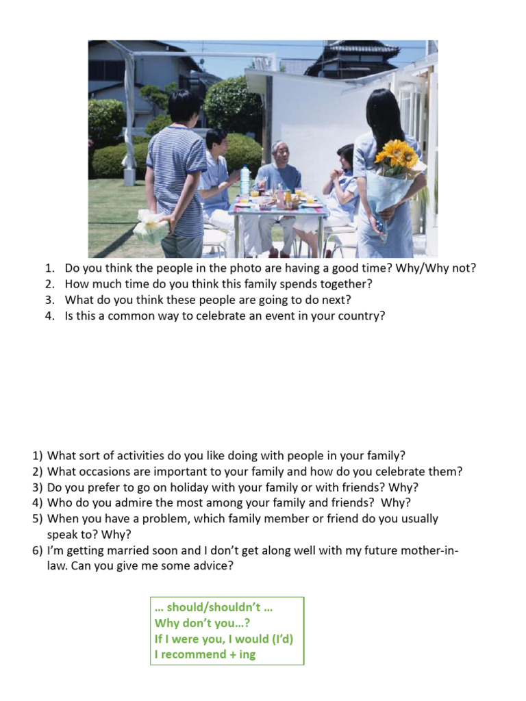 Oral Topic. Family | PDF