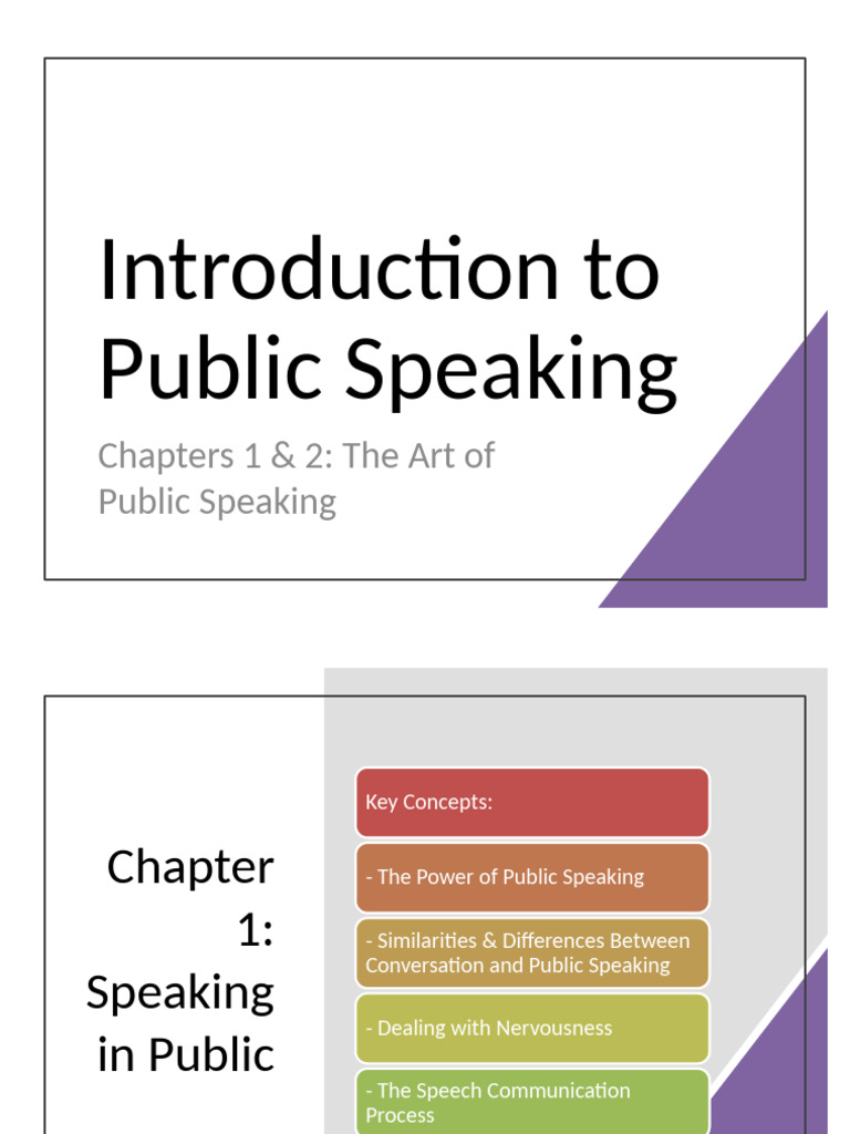 Public Speaking: Art & Ethics Explained | PDF | Public Speaking ...