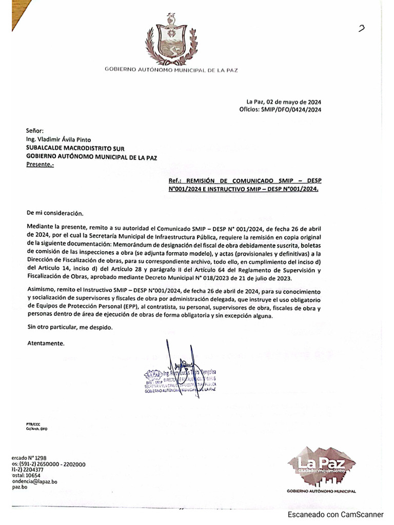 Comunicado Simp Desp N 1 - Instructivo Smip Desp #1 | PDF