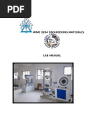 Lab Manual- Engg Mtls