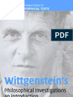 David G. Stern - Wittgenstein's Philosophical