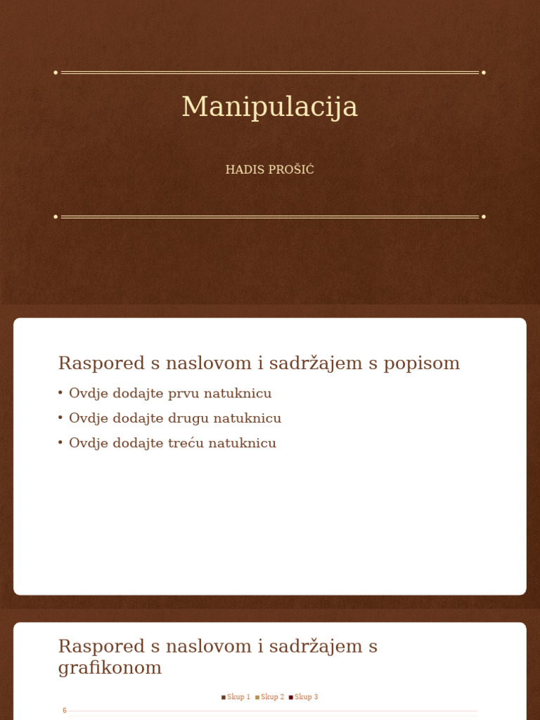 Manipulacija | PDF