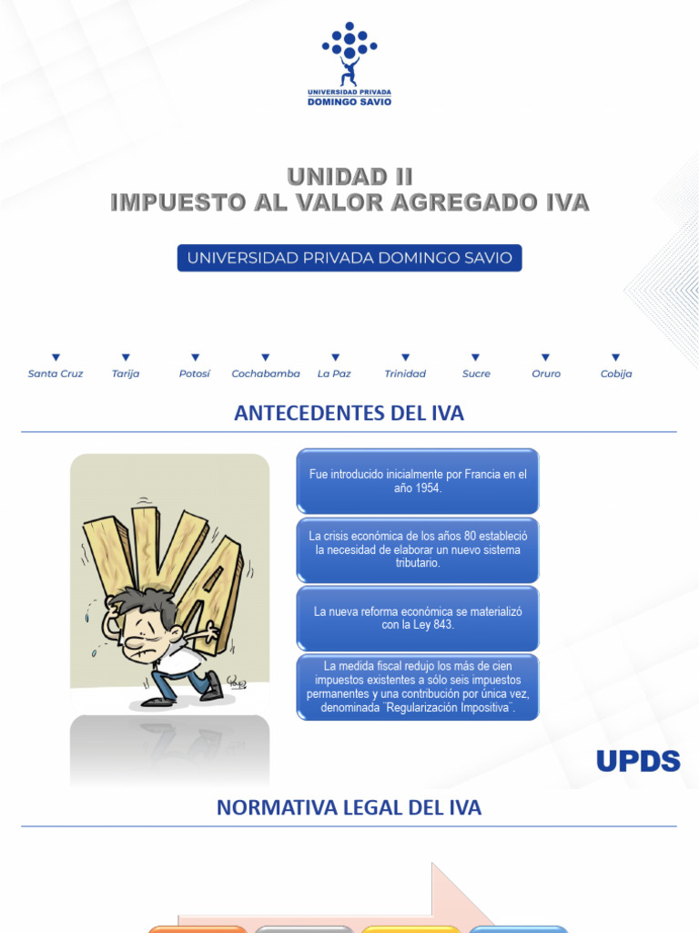 Unidad - II - Impuesto Al Valor Agregado IVA | PDF | Impuesto al valor ...