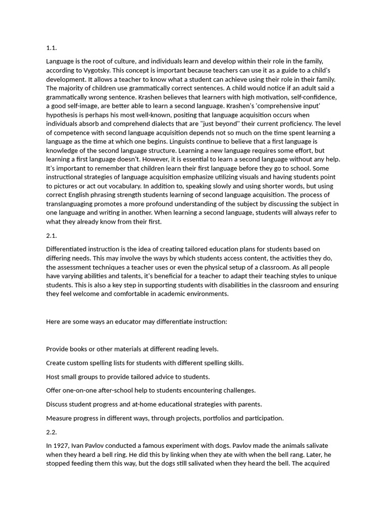 Assignment Level7 Methodology | PDF | Second Language Acquisition ...