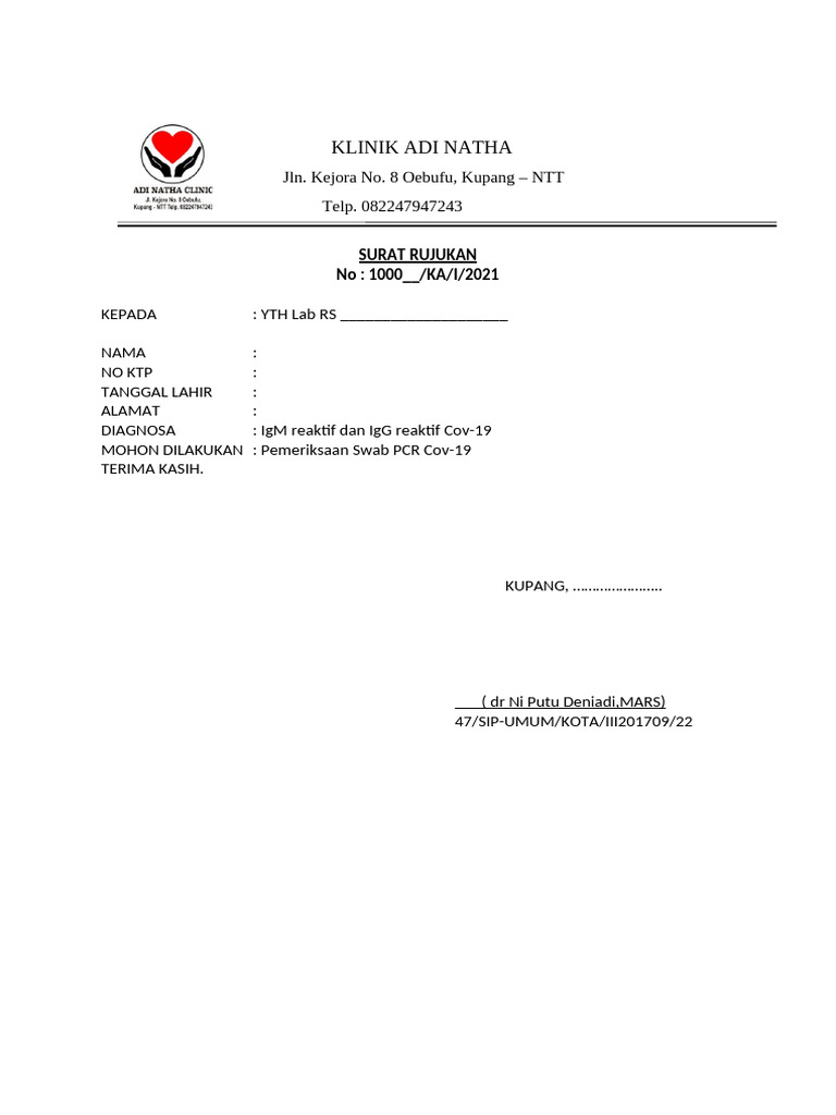 Surat Rujukan | PDF