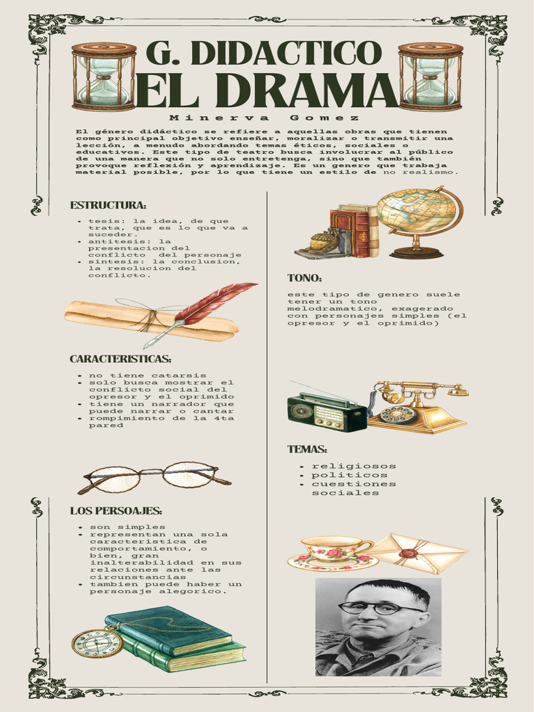 EL DRAMA (Genero Didáctico) | PDF
