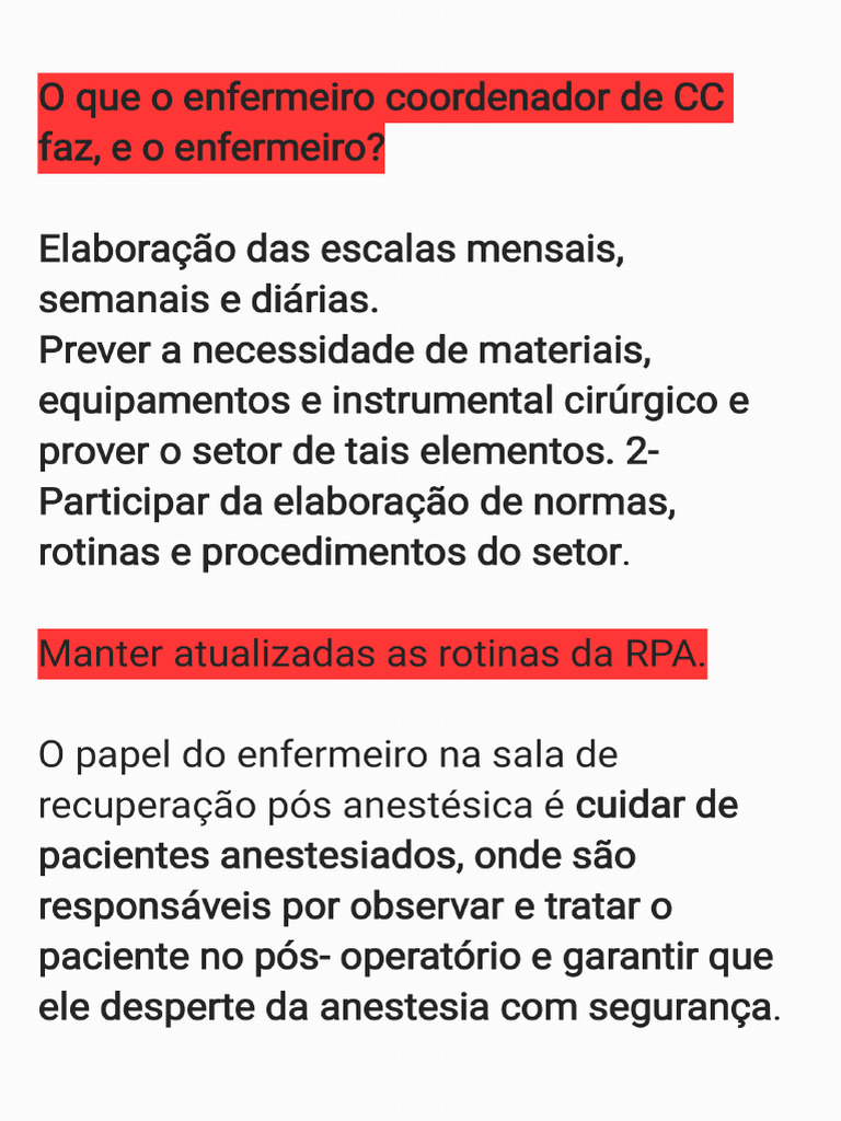 Enfermagem CC | PDF