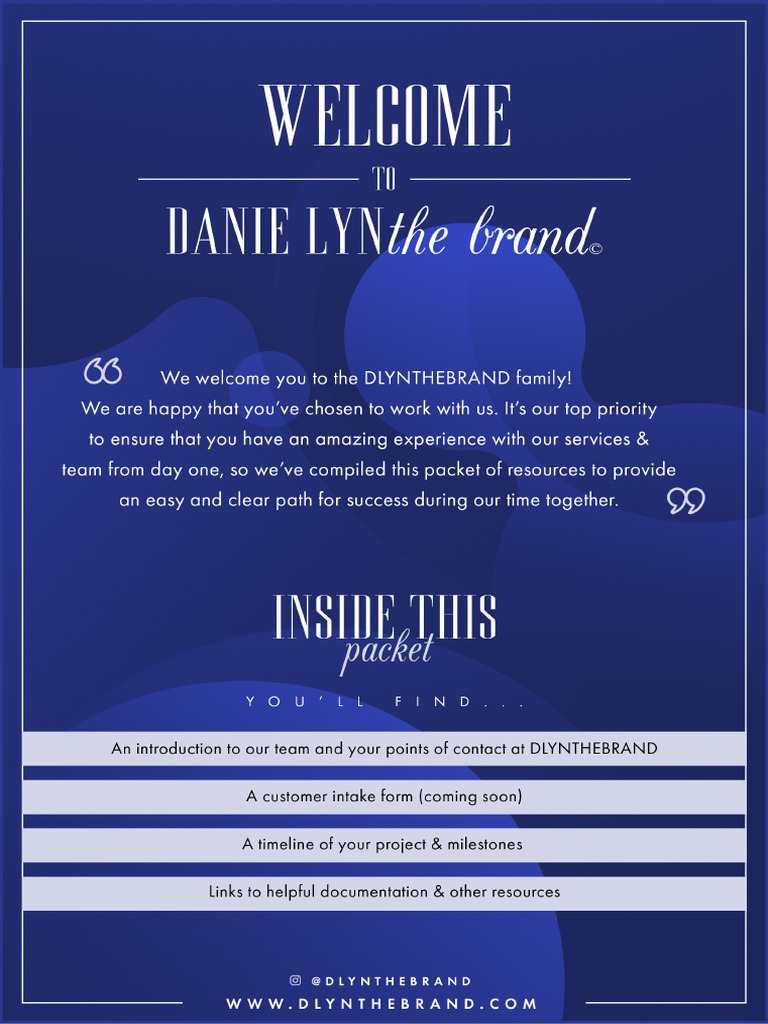 Welcome Guide | PDF