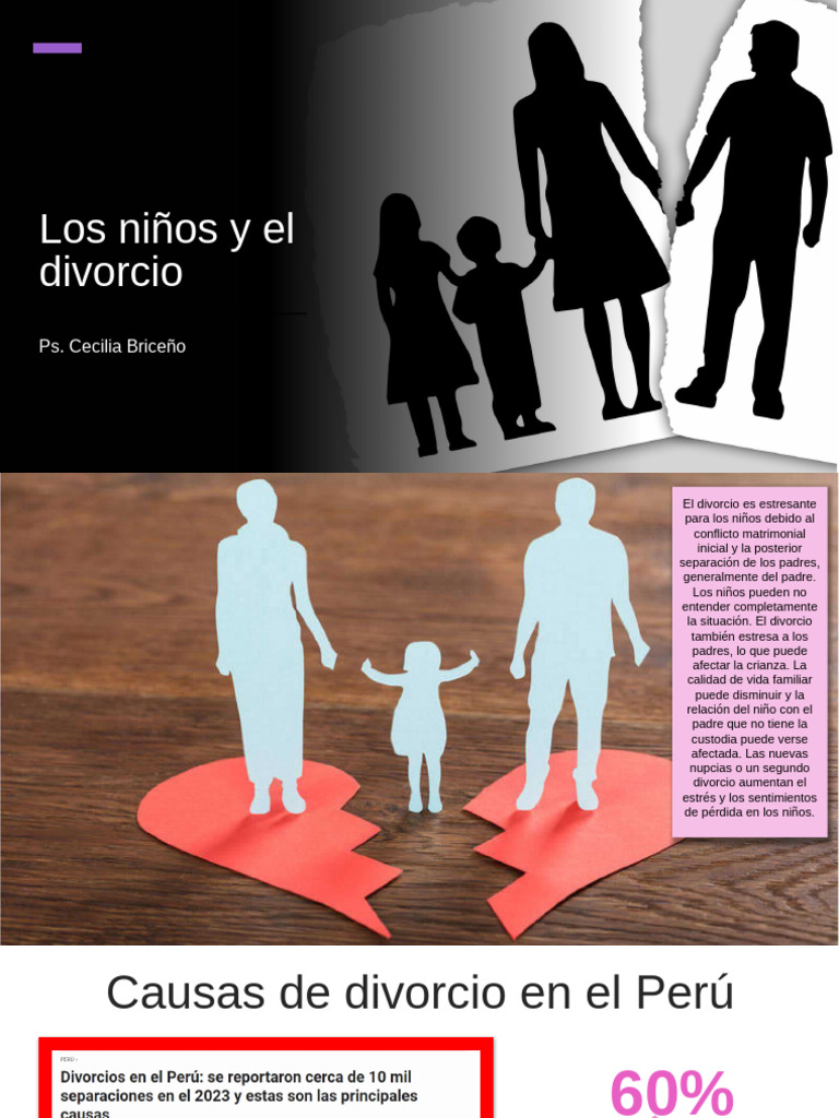 Impacto del Divorcio en Niños y Familias | PDF | Divorcio | Infidelidad