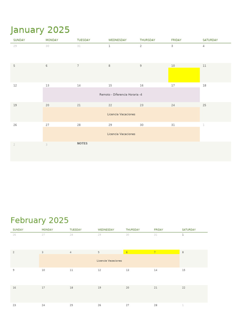 Any year calendar 1 month per tab pdf