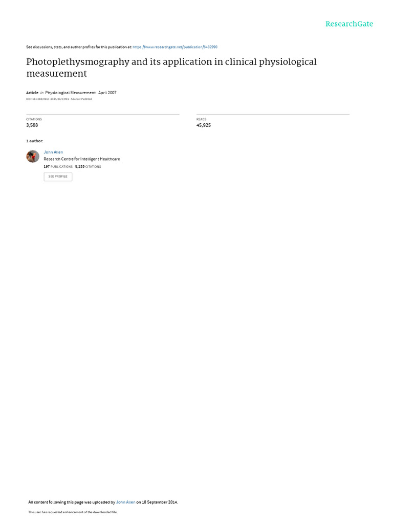 allen j PDF Blood Pressure Amplifier