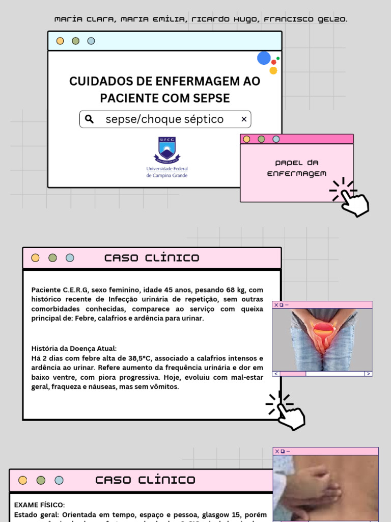 Diagnóstico e Cuidados na Sepse Urinária | PDF | Sepse | Choque ...