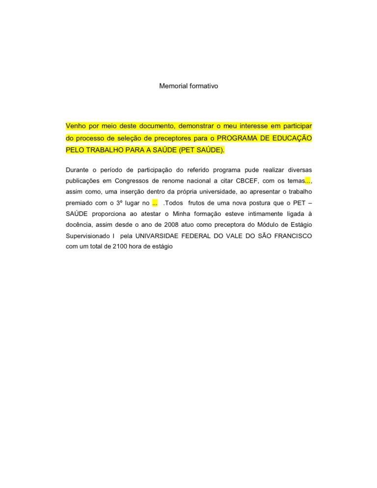 Carta de intenção