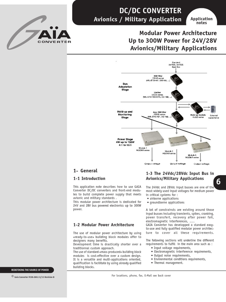 Application notesavionicarchitecturesup300WrevB | PDF | Power Supply ...