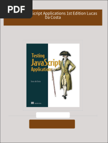 [Ebooks PDF] download Testing JavaScript Applications 1st Edition Lucas Da Costa full chapters
