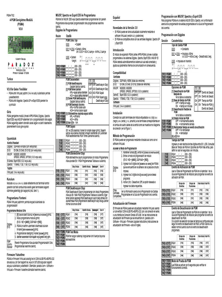 4 PGM Genisletme Modulu | PDF | Ingenieria Eléctrica | Software