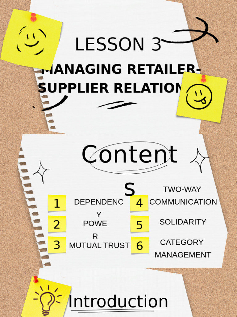Lesson 34 | PDF | Supply Chain | Retail