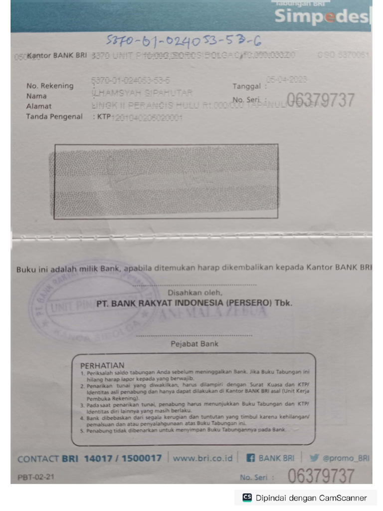 Buku Rekening PDF