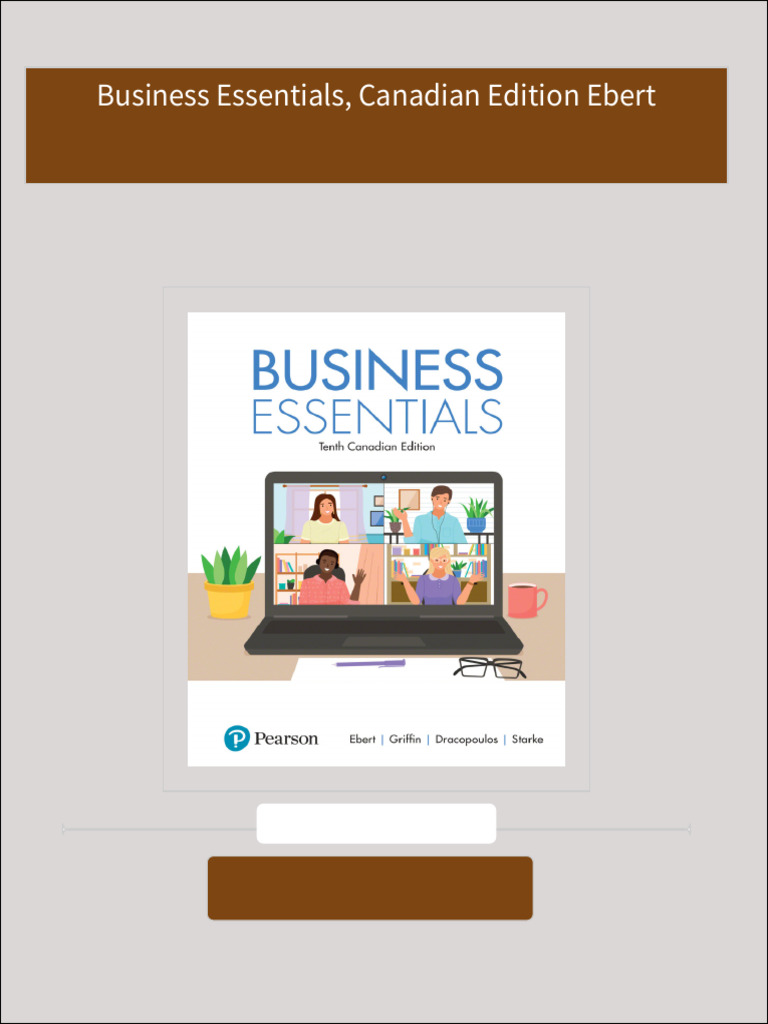 Business Essentials, Canadian Edition Ebert 2024 scribd download PDF