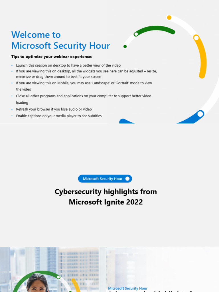 Microsoft Ignite 2022 Security Highlights | PDF | Cloud Computing ...