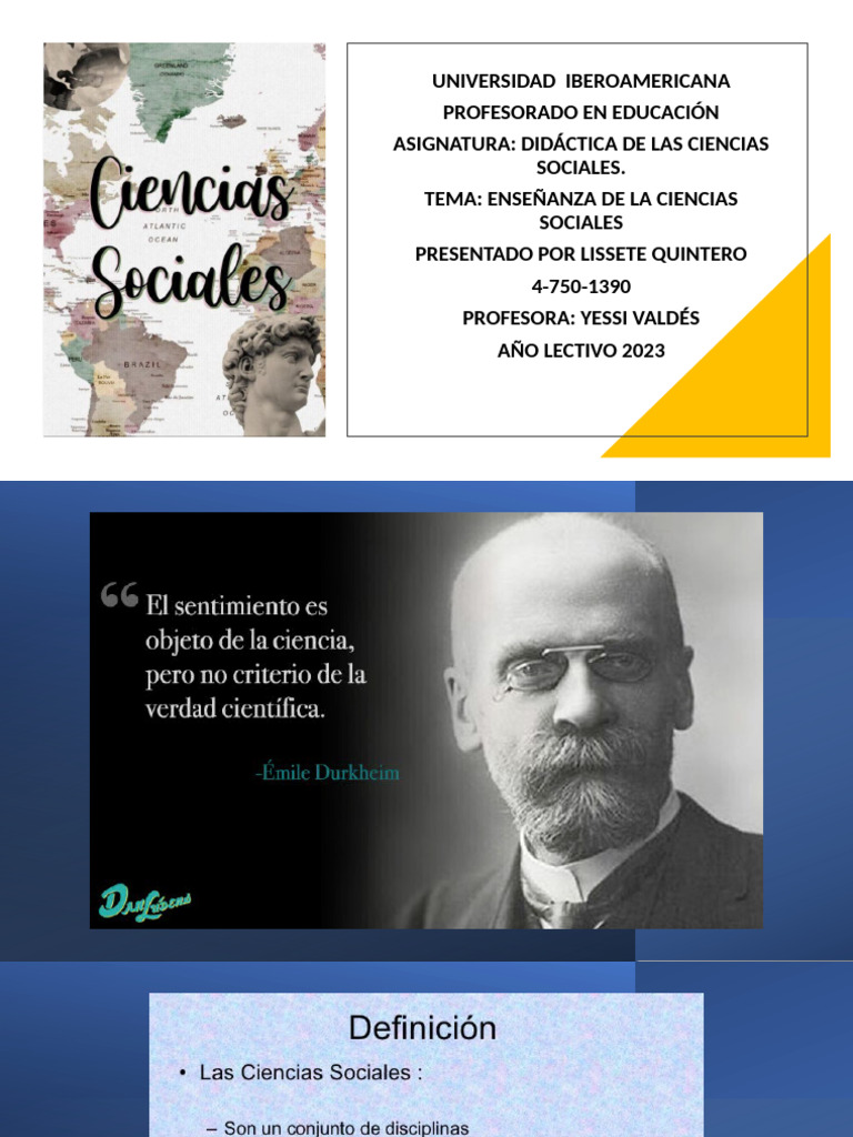 Enseñanza de Las Ciencias Sociales | PDF