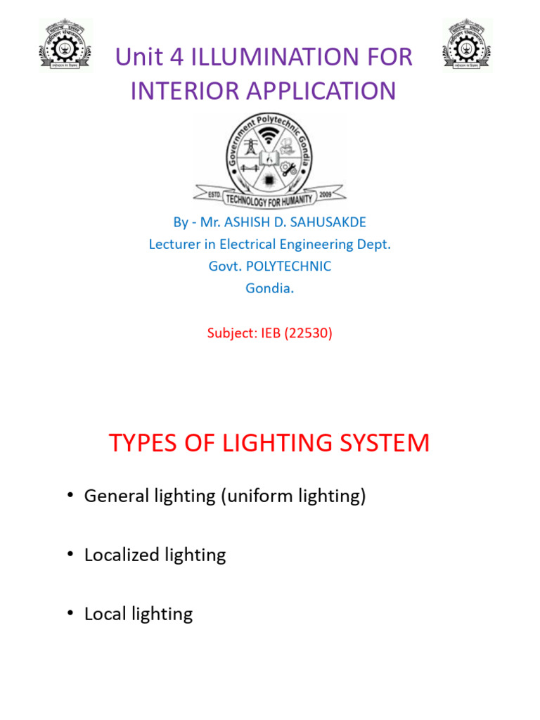 unit 4 IEB | PDF | Lighting | Light
