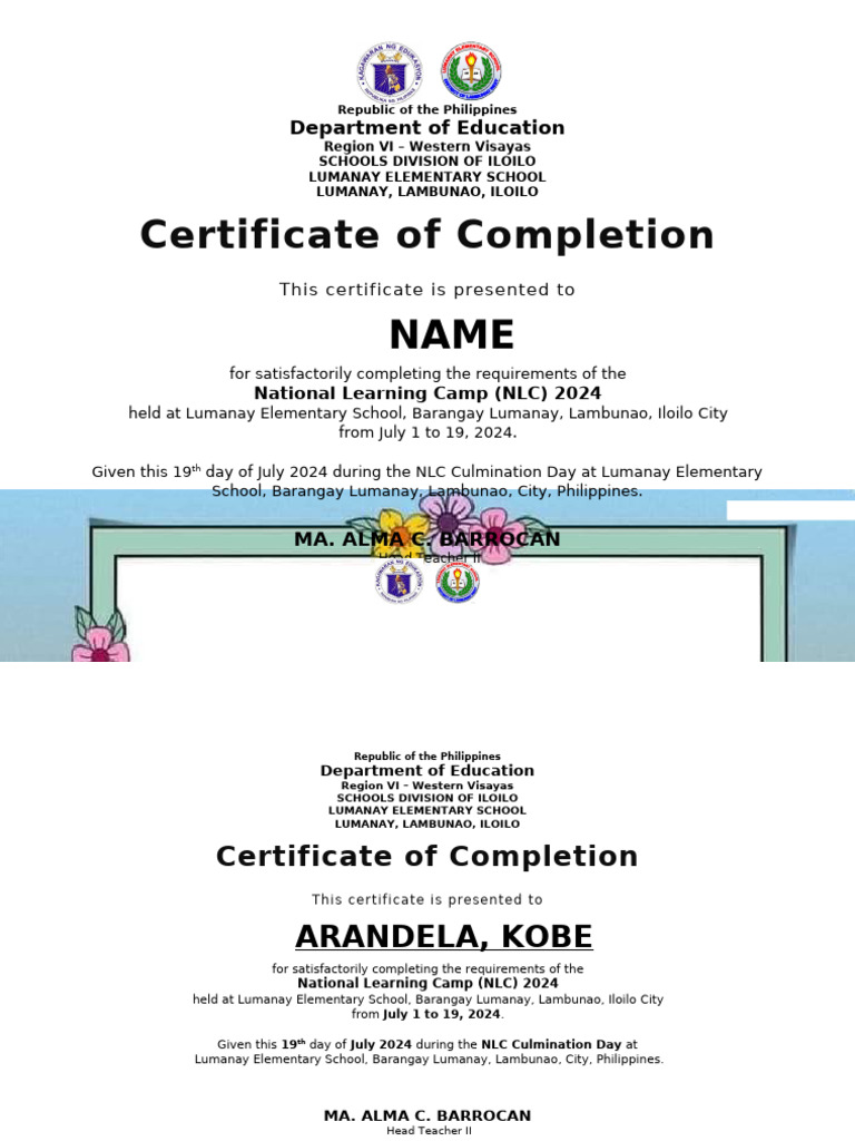 Certification NLC New | PDF