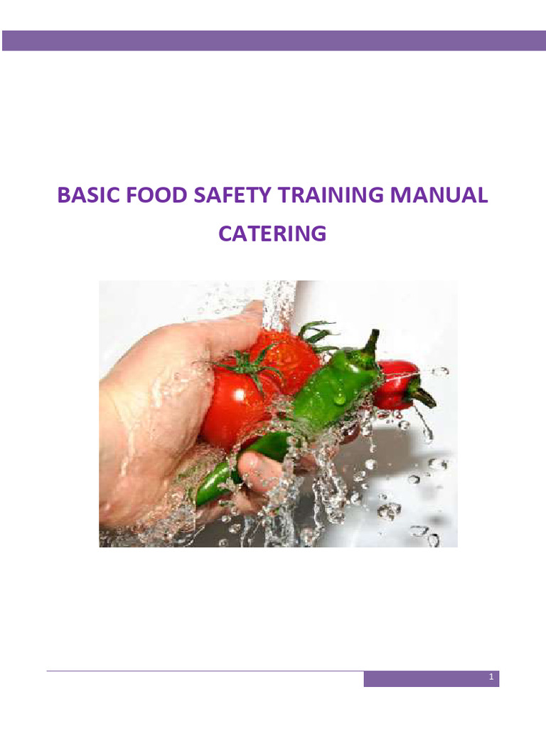 Food Safety Training Manual for Catering | PDF