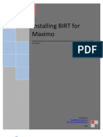 Installing Birt For Maximo Part 1