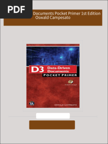 Instant download D3 Data Driven Documents Pocket Primer 1st Edition Oswald Campesato pdf all chapter
