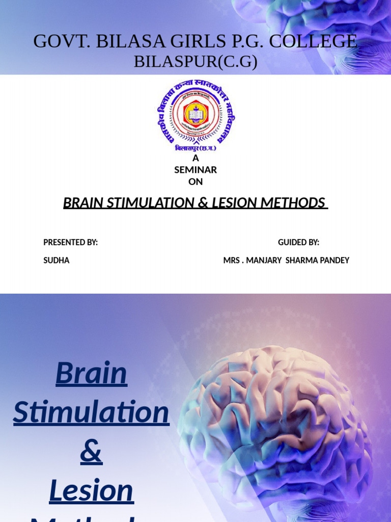 Brain Stimulation and Lesion Techniques | PDF | Deep Brain Stimulation ...