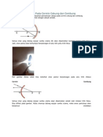 Pemantulan Cahaya Pada Cermin Cekung Dan Cembung