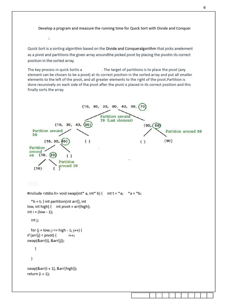 Quick Sort and Graph Algorithms Guide | PDF | Computer Programming ...