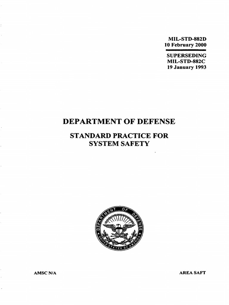 Mil STD 882d | PDF