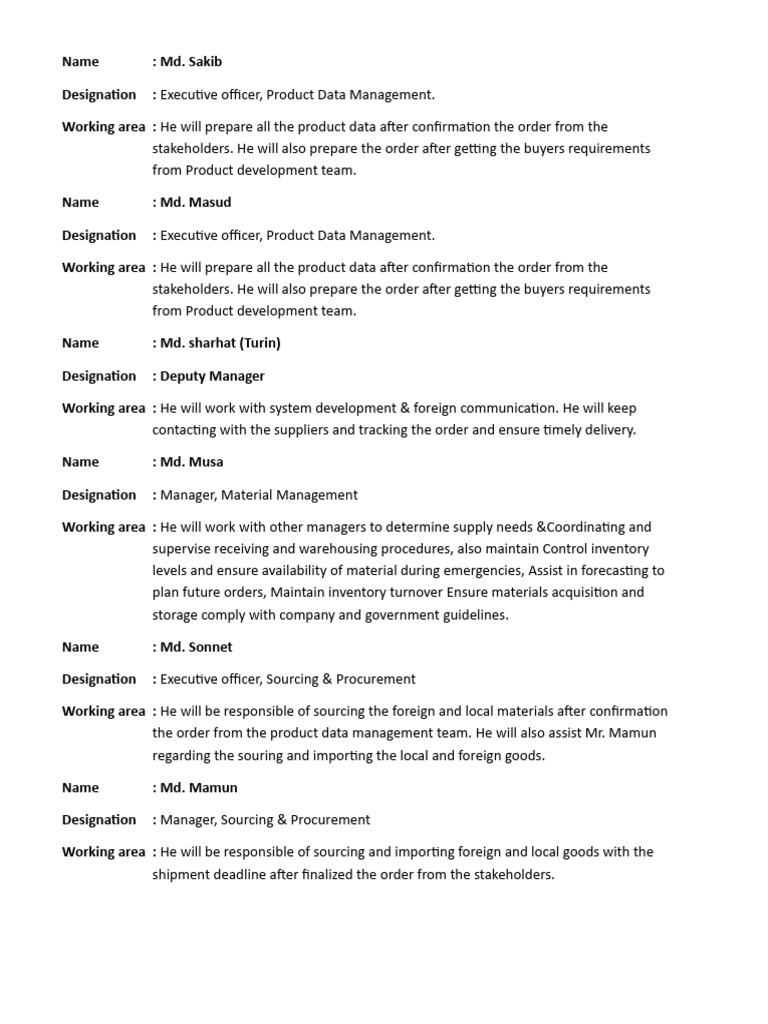 Supply Chain Management SOP Overview | PDF | Procurement | Supply Chain ...