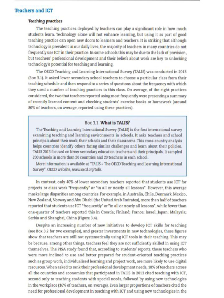 Teachers and ICT | PDF