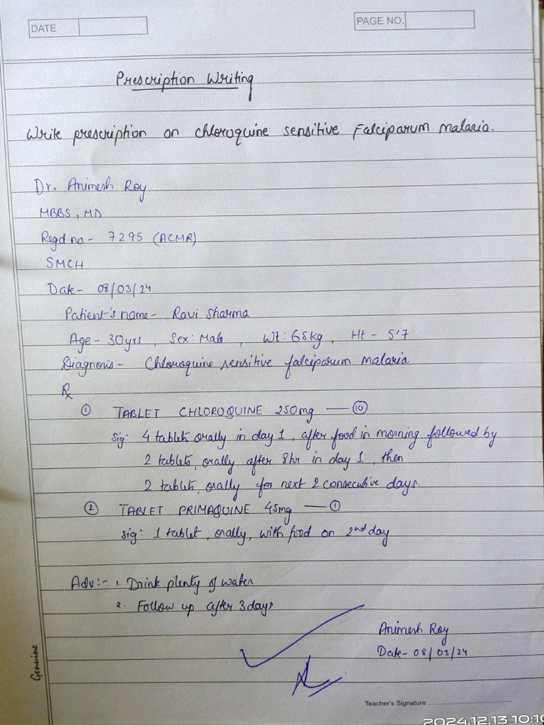 Group A Prescription | PDF