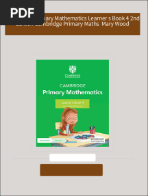 PDF Cambridge Primary Mathematics Learner s Book 4 2nd Edition Cambridge Primary Maths  Mary Wood download