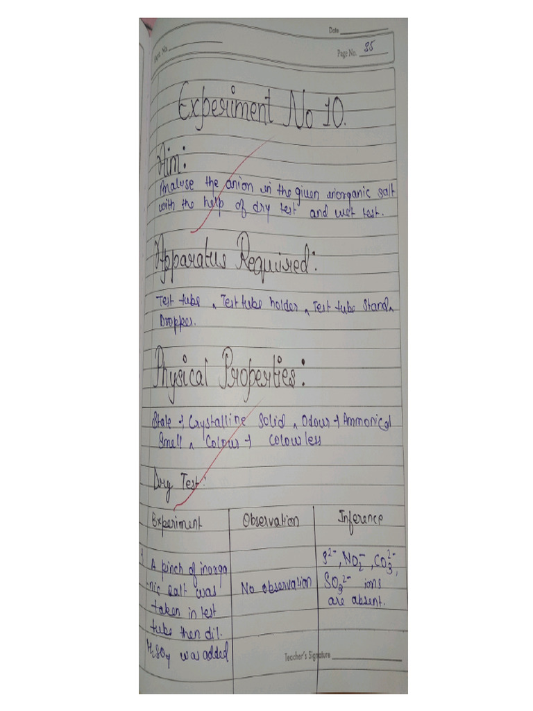 Chemistry Experiment 10 - Edited | PDF