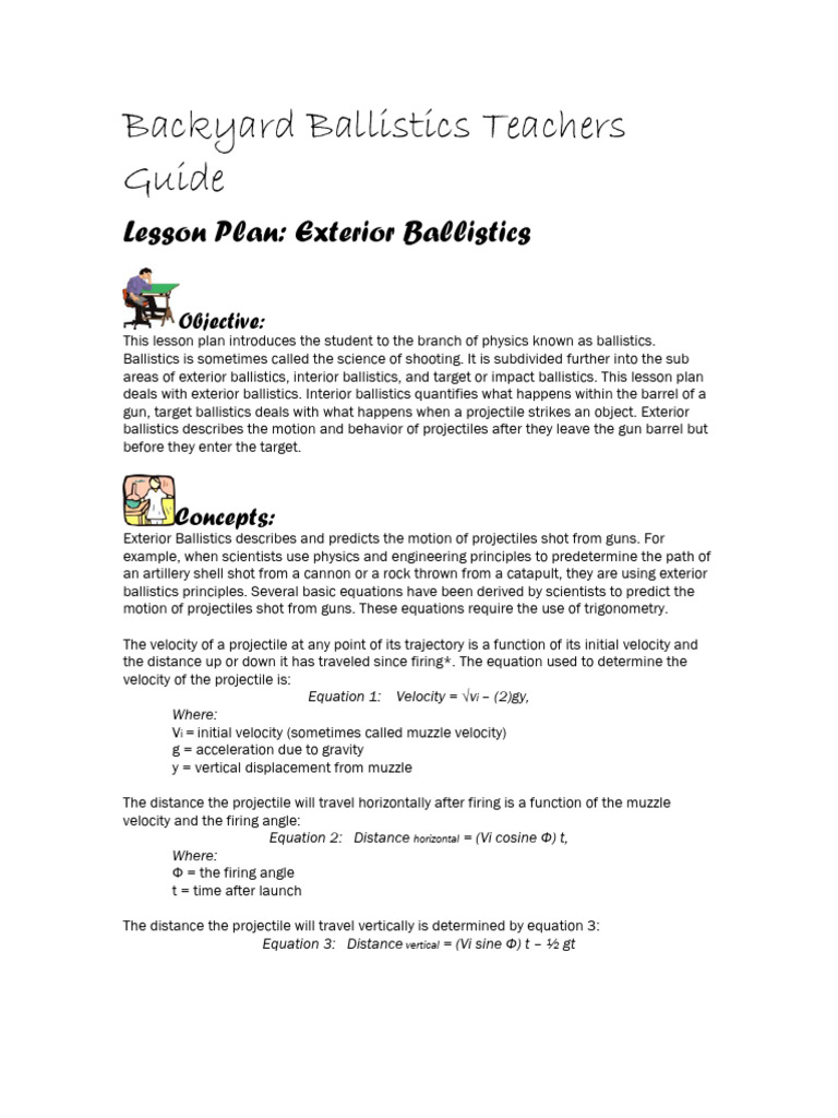 Backyard Ballistics Plan 5 | PDF | Ballistics | Projectiles