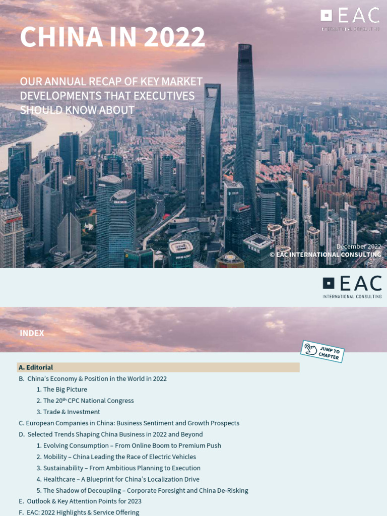 EAC China Review - 2022 | PDF | China | World Politics