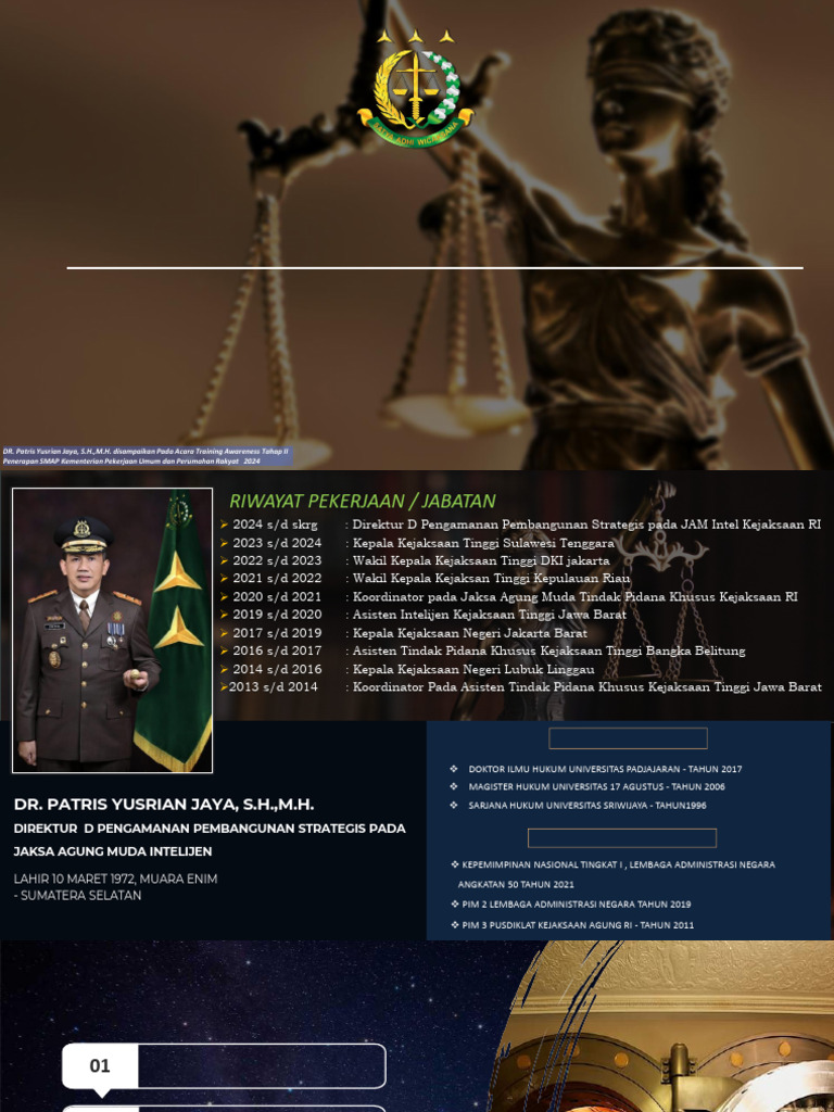PAPARAN Direktur Jamintel | PDF