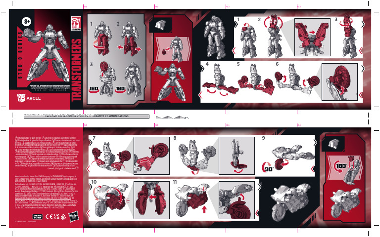 Transformers Studio Series Core Class Arcee Converting Action Figure 3 ...