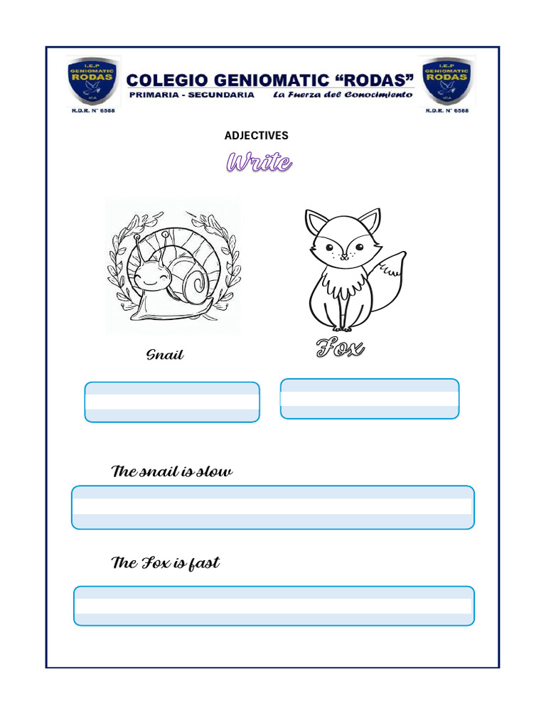 Adjectives 1 | PDF