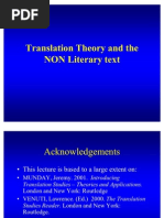 Download Translation Theory and the NON Literary Text by Agente777 SN80648000 doc pdf